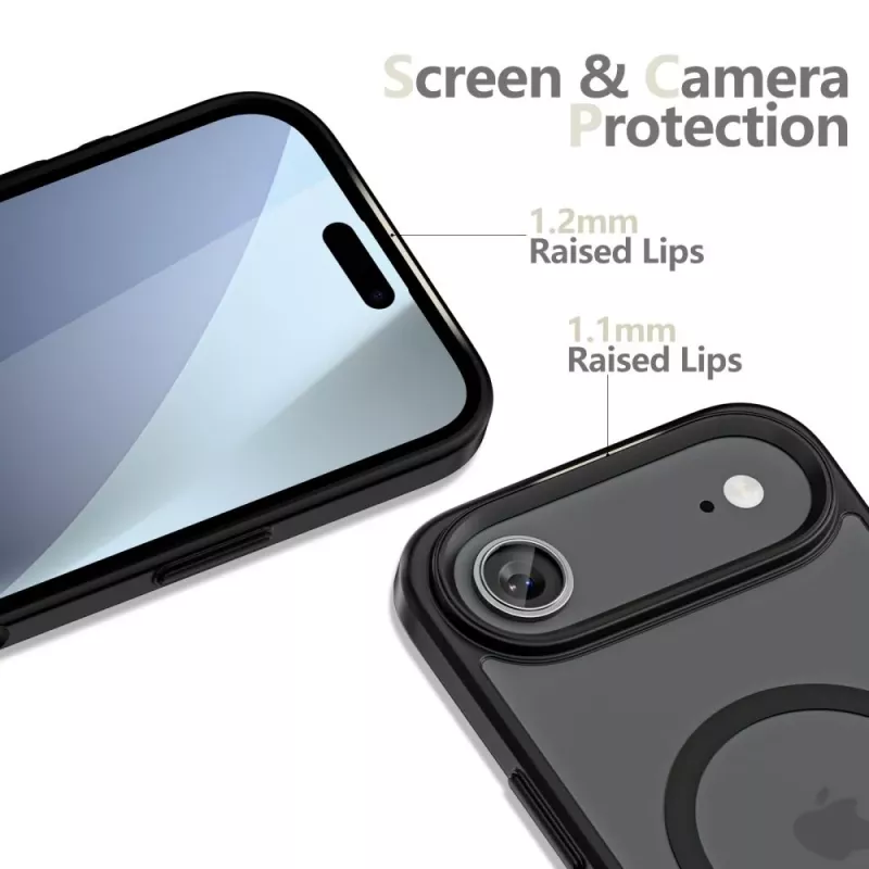 Tech-Protect Magmat MagSafe iPhone 17 Air Matte Black Θήκη Πλάτης