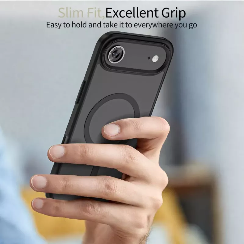 Tech-Protect Magmat MagSafe iPhone 17 Air Matte Black Θήκη Πλάτης