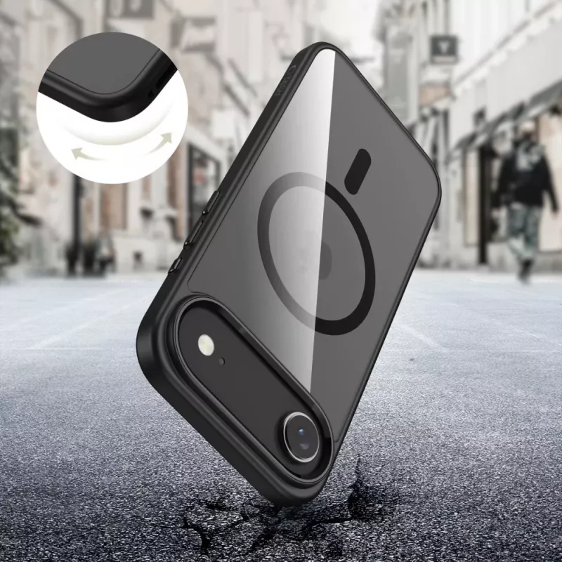 Tech-Protect Magmat MagSafe iPhone 17 Air Black/Clear