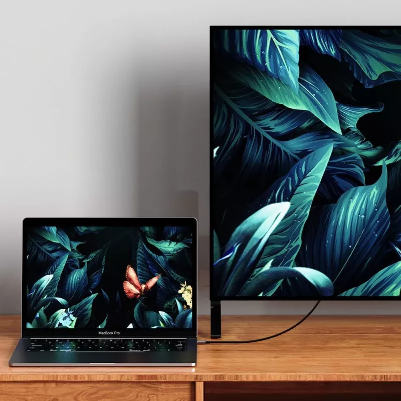 TECH-PROTECT UltraBoost Καλώδιο USB-C σε HDMI 2.0 4K 60Hz 180cm Μαύρο