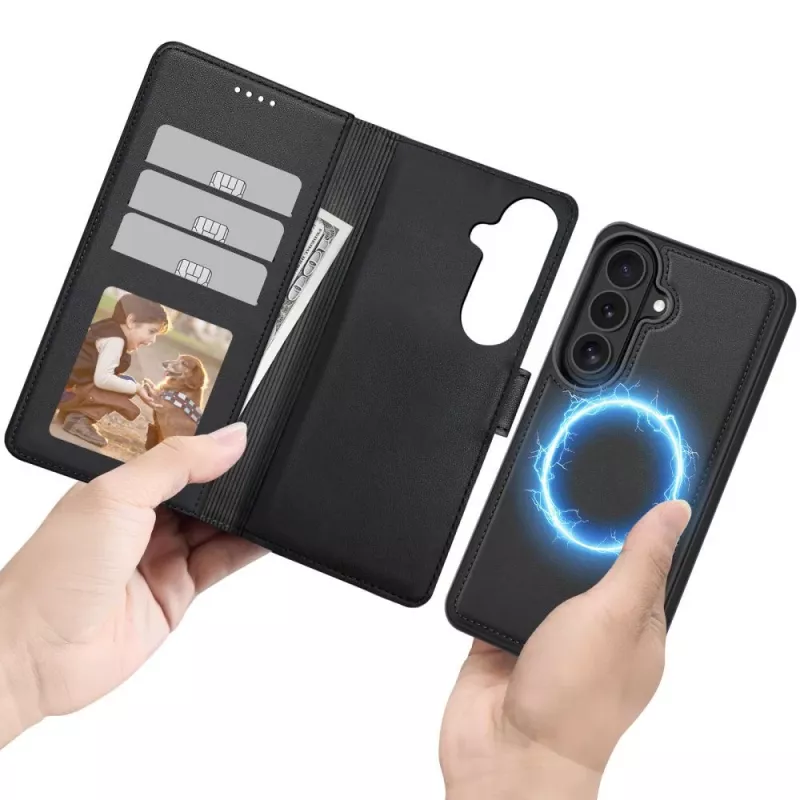 TECH-PROTECT Wallet MagSafe για Samsung Galaxy S26 Ματ Μαύρο