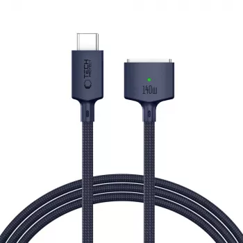 TECH-PROTECT MMC01 ULTRABOOST Μαγνητικό Καλώδιο MacBook USB-C σε MagSafe 3 140W 2m Midnight Blue