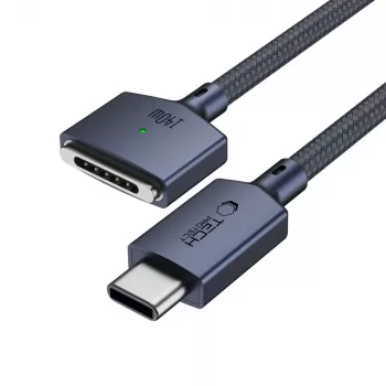 TECH-PROTECT MMC01 ULTRABOOST Μαγνητικό Καλώδιο MacBook USB-C σε MagSafe 3 140W 2m Midnight Blue