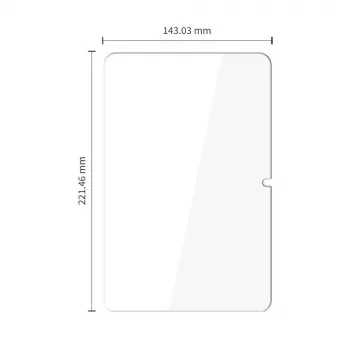 TECH-PROTECT Glass Fit+ Μεμβράνη Προστασίας Οθόνης από Γυαλί για Xiaomi Redmi Pad 2 9.7 - Συσκευασία 2 Τεμ. Διάφανο