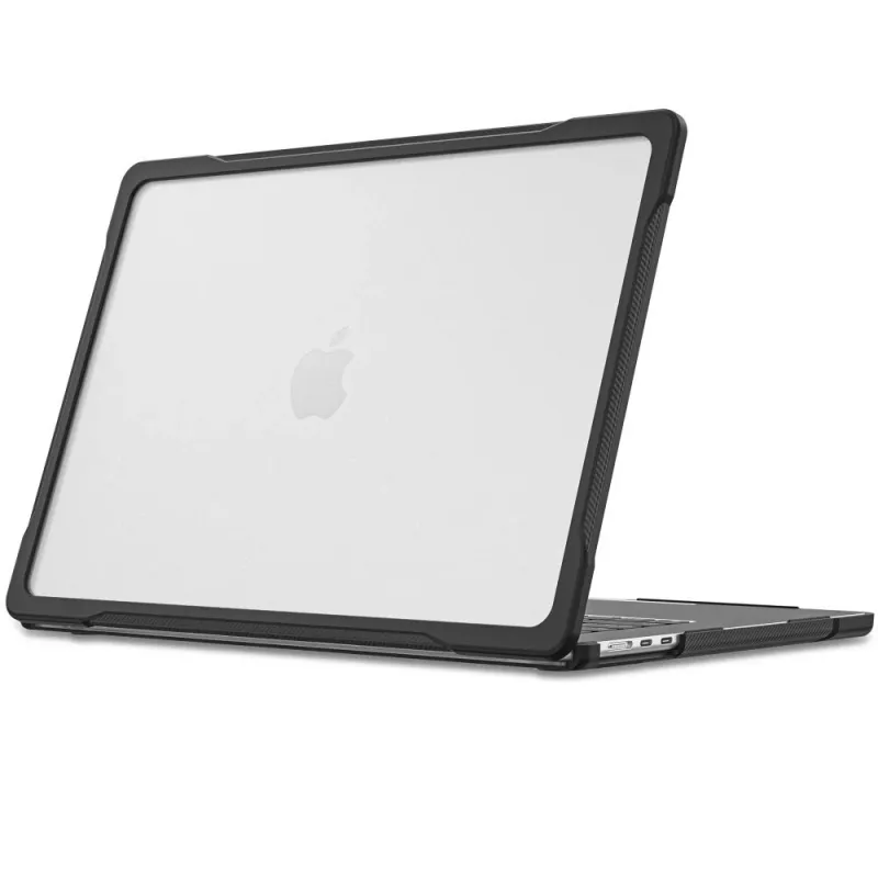Tech-Protect Velar MacBook Air 13 M2-M5 2023-2026 Μαύρο/Ματ Διάφανο