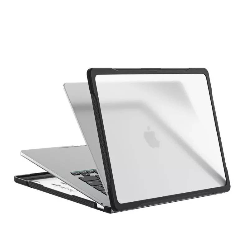 Tech-Protect Velar MacBook Air 13 M2-M5 2023-2026 Μαύρο/Ματ Διάφανο