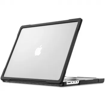 Tech-Protect Velar Σκληρή Θήκη για MacBook Pro 14 inch M1-M5 Pro/M5 Pro Max 2021-2026, Μαύρο/Ματ Διάφανο