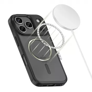TECH-PROTECT MAGMAT XT 4-SET MAGSAFE IPHONE 17 PRO MAX ΜΑΥΡΟ ΜΑΤ