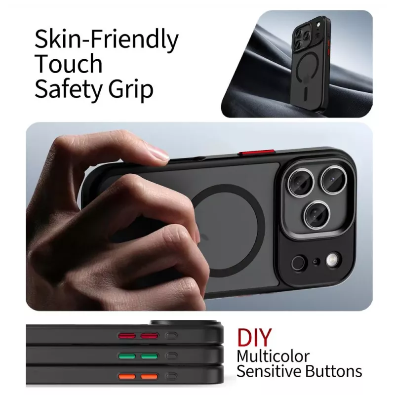 TECH-PROTECT MAGMAT XT 4-SET MAGSAFE IPHONE 17 PRO MAX ΜΑΥΡΟ ΜΑΤ