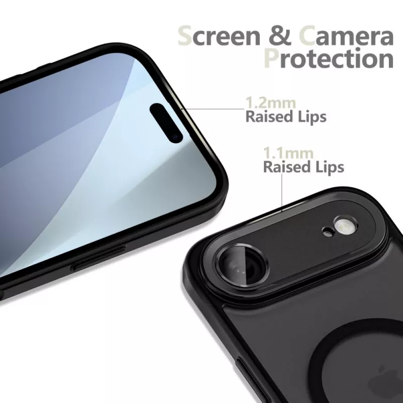 Tech-Protect Magcam MagSafe Θήκη Πλάτης για iPhone 17 Air Μαύρο Ματ