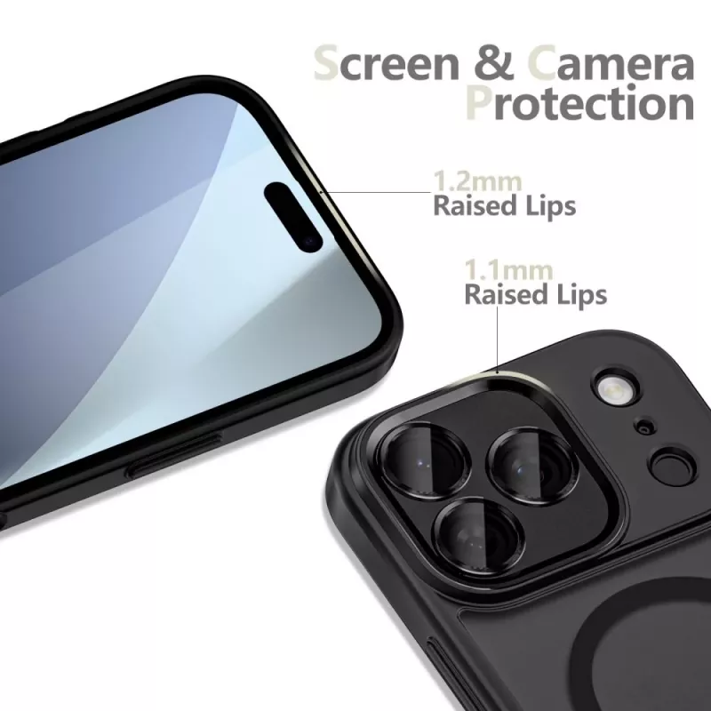 Tech-Protect Magcam MagSafe Θήκη Πλάτης για iPhone 17 Pro Μαύρο Ματ