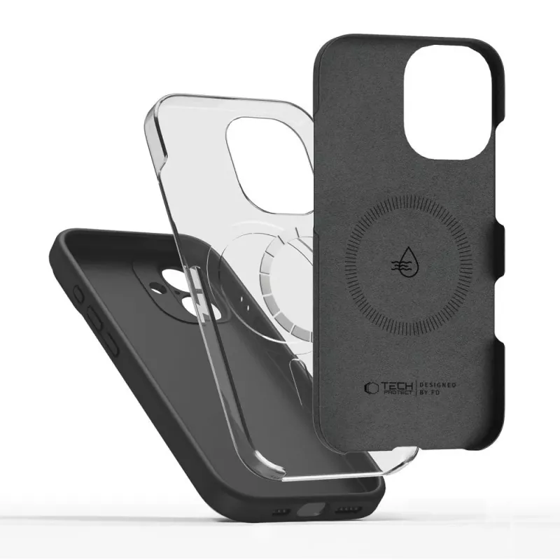 Tech-Protect Silicone MagSafe Θήκη Πλάτης για iPhone 17 Μαύρο