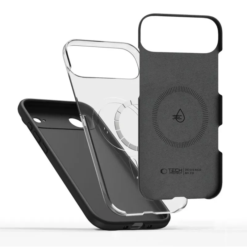 Tech-Protect Silicone MagSafe Θήκη για Apple iPhone 17 Air - Μαύρο