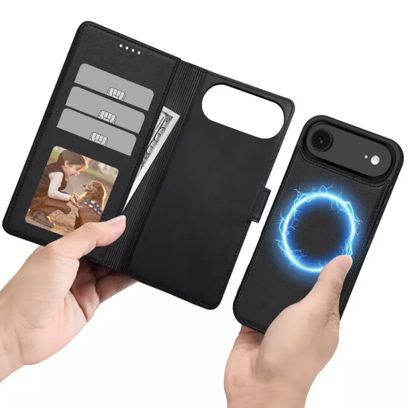 Tech-Protect Wallet MagSafe για iPhone 17 Air Μαύρο Ματ