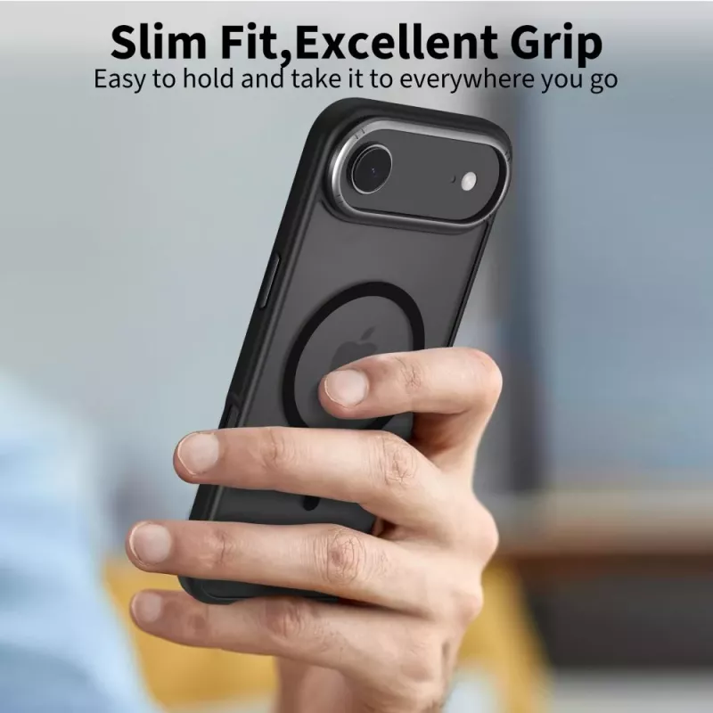 Tech-Protect Magedge MagSafe iPhone 17 Air Μαύρο Ματ/Gunmetal