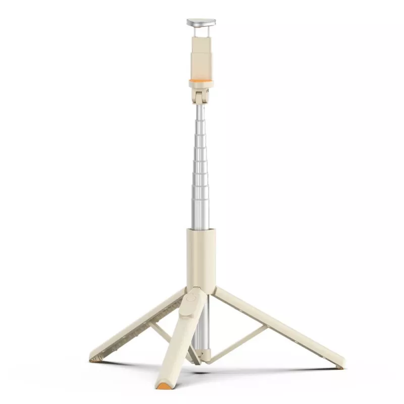 Tech-Protect L09S Selfie Stick Τρίποδο Μπεζ
