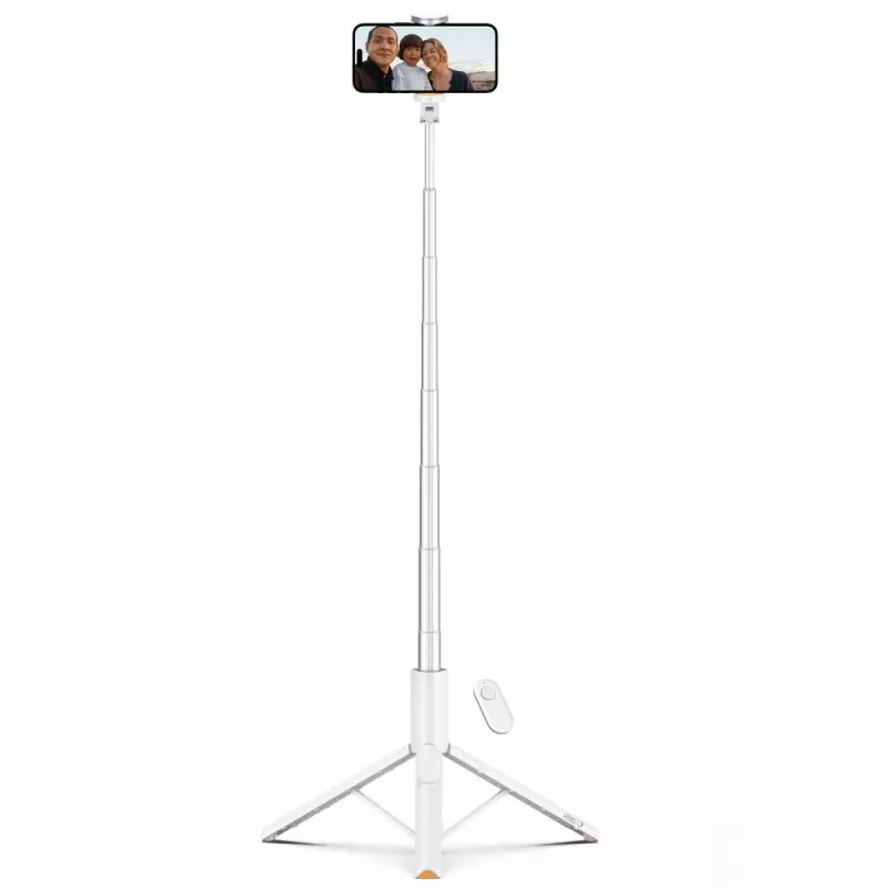 Tech-Protect L09S Selfie Stick & Τρίποδο Λευκό
