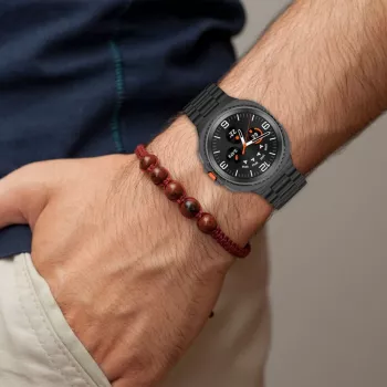 Tech-Protect Ατσάλινο Μπρασελέ για Samsung Galaxy Watch 8 / Classic (40/44/46 mm) Ασημί