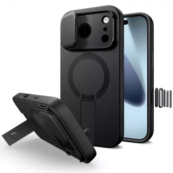 TECH-PROTECT KEVLAR AURA MAGSAFE IPHONE 17 PRO ΜΑΥΡΟ