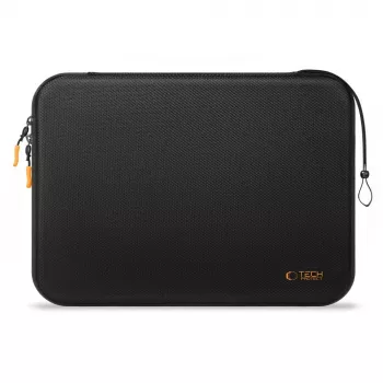 TECH-PROTECT Hard Pouch Laptop 13-14 inch Μαύρο/Πορτοκαλί