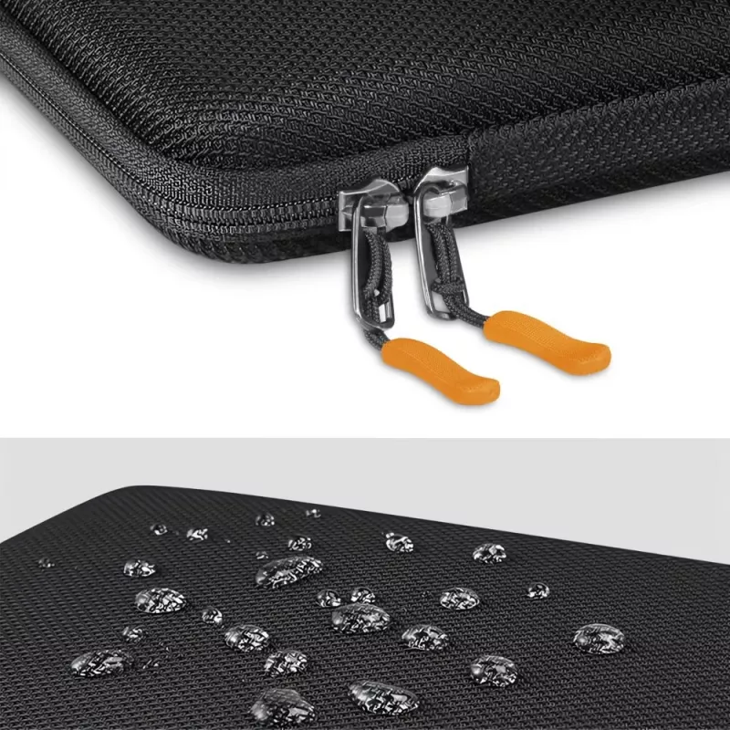 TECH-PROTECT Hard Pouch Laptop 13-14 inch Μαύρο/Πορτοκαλί