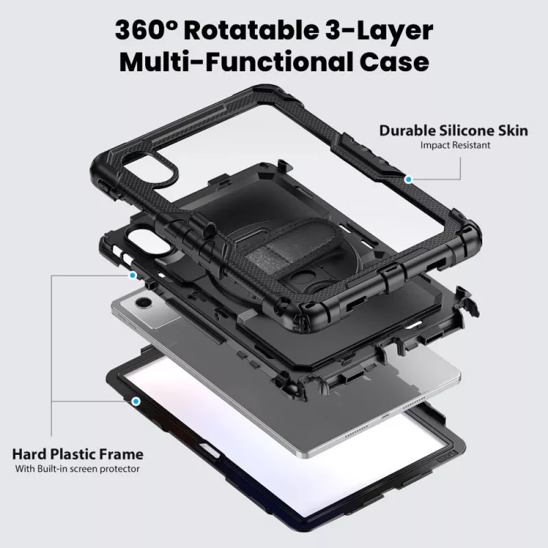 Tech-Protect Solid Θήκη για Lenovo Idea Tab 11.0 TB-336 Μαύρο