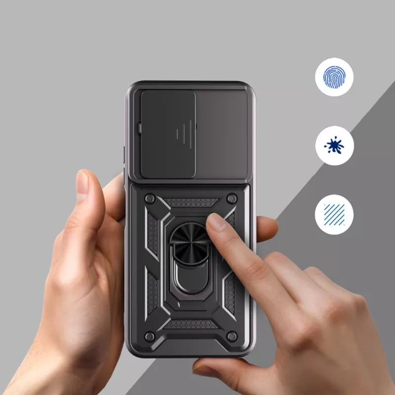 Tech-Protect Camshield Pro θήκη για Xiaomi Redmi 15C, μαύρο