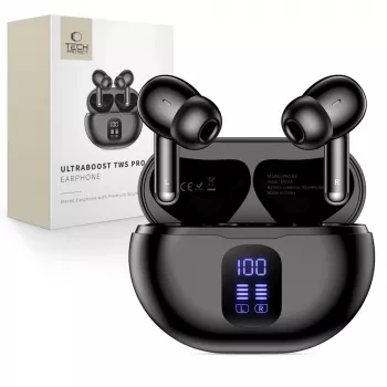 TECH-PROTECT ULTRABOOST TWS EARPHONE PRO G2 μαύρο