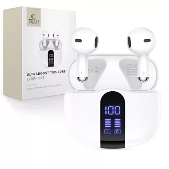 TECH-PROTECT ULTRABOOST TWS Earphone Core G2 λευκό