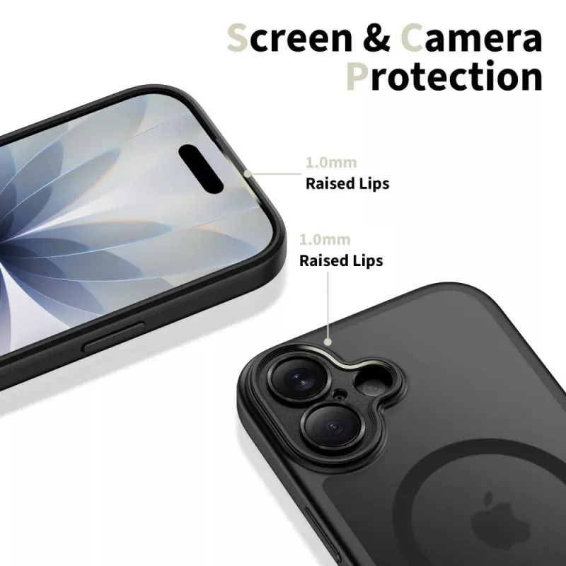 TECH-PROTECT MagPeak MagSafe θήκη για iPhone 17, ματ μαύρο