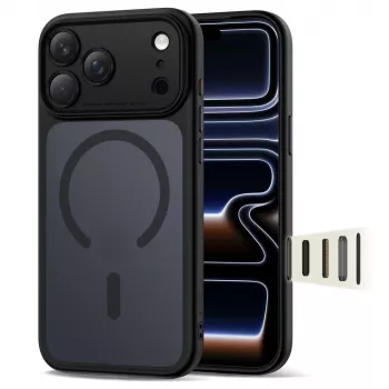 TECH-PROTECT MagPeak MagSafe CC iPhone 17 Pro ματ μαύρο