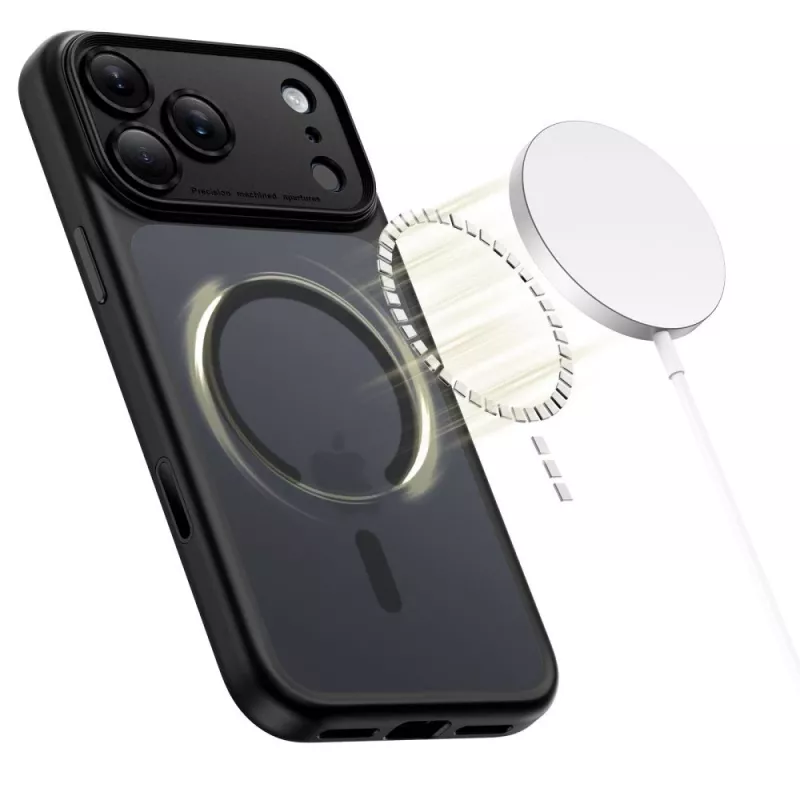 TECH-PROTECT MagPeak MagSafe CC iPhone 17 Pro ματ μαύρο