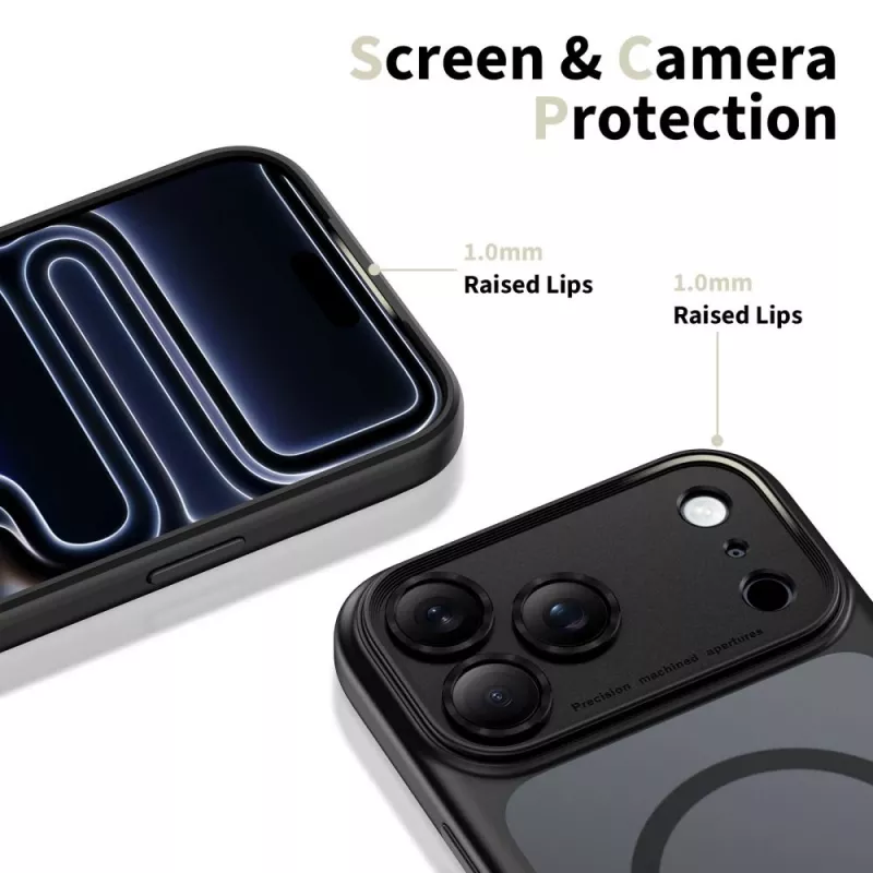TECH-PROTECT MagPeak MagSafe CC iPhone 17 Pro ματ μαύρο