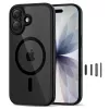TECH-PROTECT MAGPEAK Magsafe CC iPhone 17 μαύρο/διάφανο