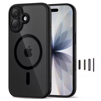 TECH-PROTECT MAGPEAK Magsafe CC iPhone 17 μαύρο/διάφανο