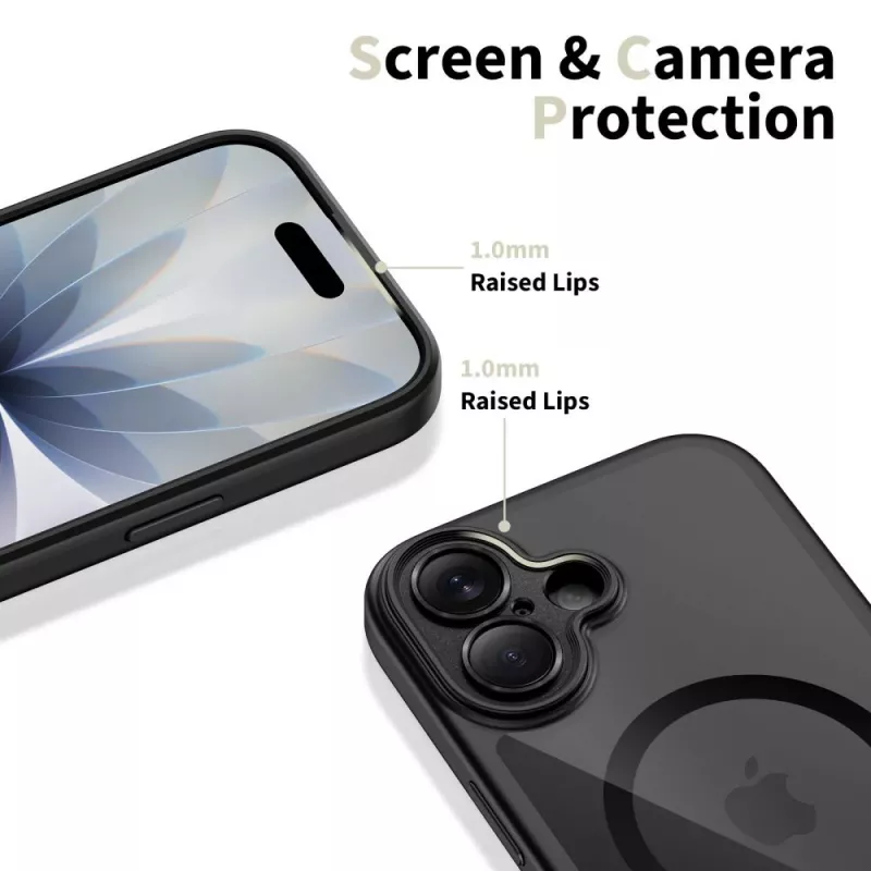 TECH-PROTECT MAGPEAK Magsafe CC iPhone 17 μαύρο/διάφανο