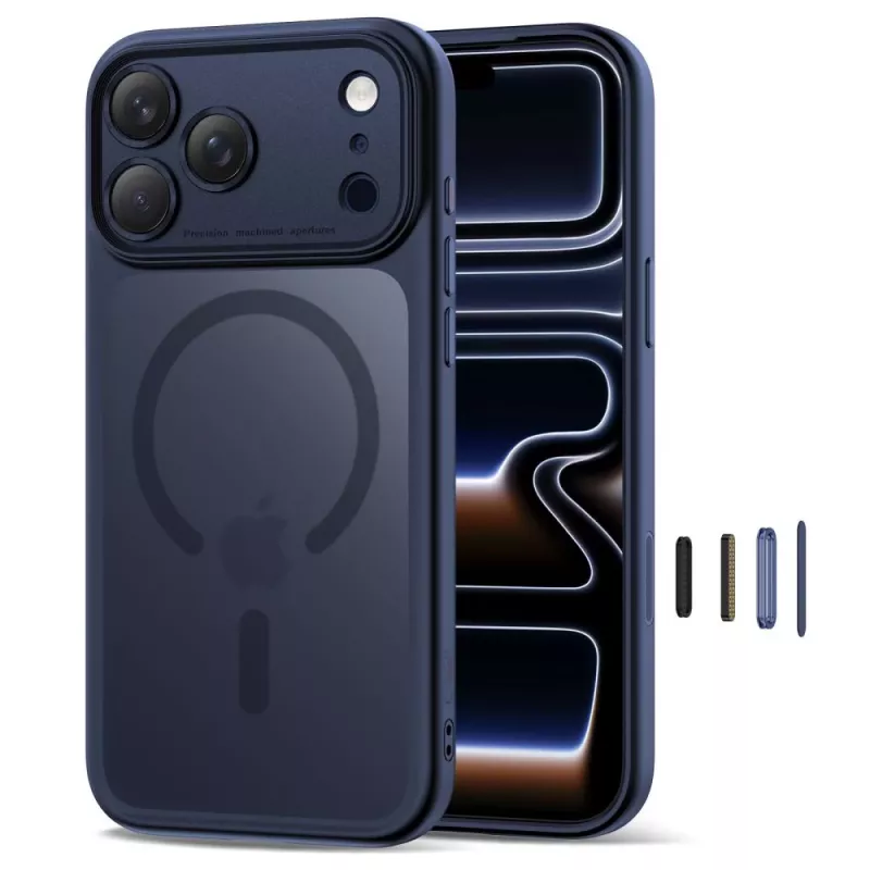 TECH-PROTECT MAGPEAK MAGSAFE CC IPHONE 17 PRO ματ Deep Blue