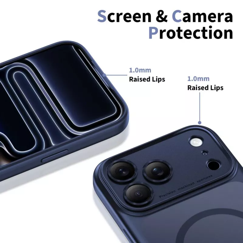 TECH-PROTECT MAGPEAK MAGSAFE CC IPHONE 17 PRO ματ Deep Blue