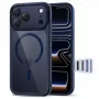 TECH-PROTECT MAGPEAK MagSafe υβριδική θήκη για Apple iPhone 17 Pro, Deep Blue/διάφανο