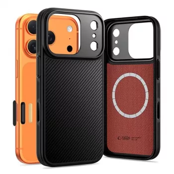 TECH-PROTECT KEVLAR ARAMID CC MAGSAFE IPHONE 17 PRO MAX μαύρο