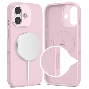 TECH-PROTECT UNIQ MagSafe iPhone 17 πίσω κάλυμμα ροζ