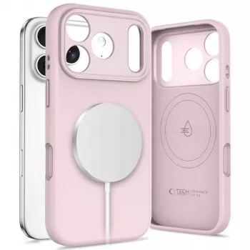 Tech-Protect Uniq MagSafe iPhone 17 Pro Max πίσω κάλυμμα ροζ