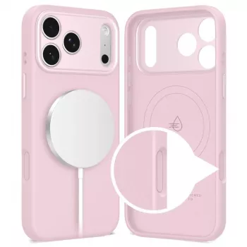 Tech-Protect Uniq MagSafe iPhone 17 Pro Max πίσω κάλυμμα ροζ