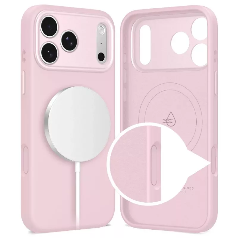 Tech-Protect Uniq MagSafe iPhone 17 Pro Max πίσω κάλυμμα ροζ