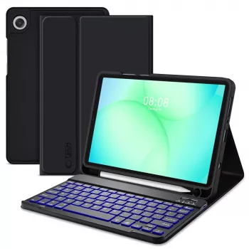 Tech-Protect SC PEN + KB θήκη για Samsung Galaxy Tab A9 / A11 8,7 ιντσών X110 / X115 / X133 / X135, μαύρο