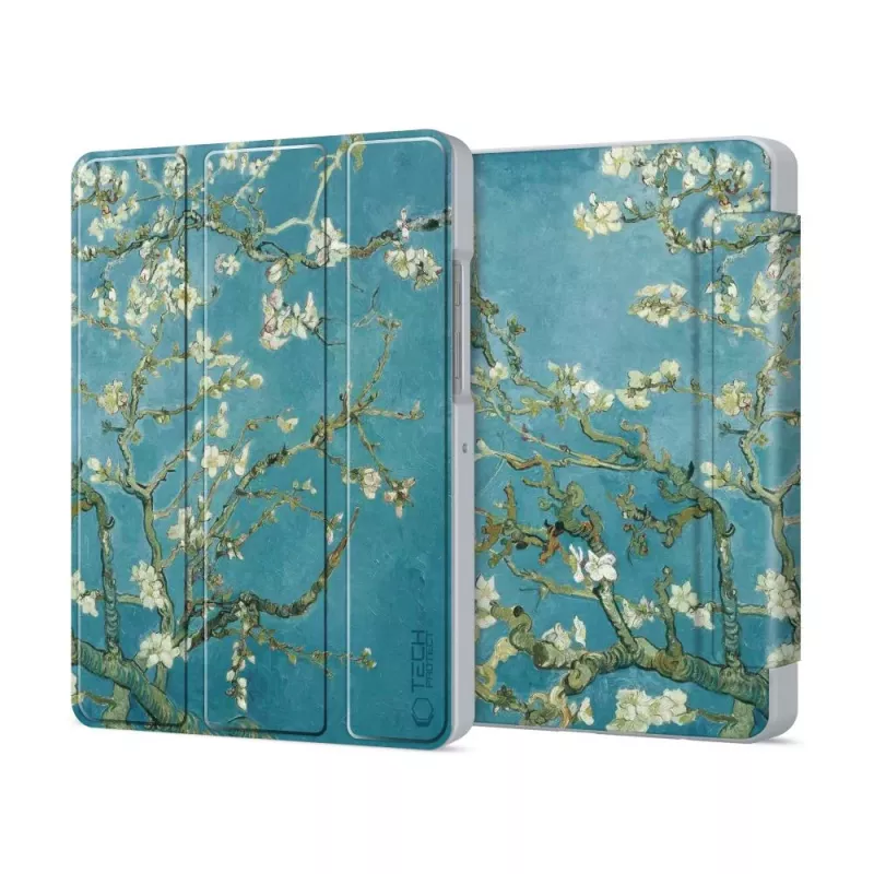 Tech-Protect Smart Case για Samsung Galaxy Tab A9+/A11+ - σχέδιο Sakura άνθη κερασιάς