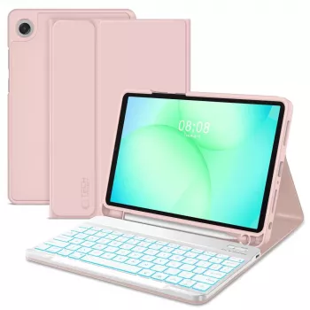 TECH-PROTECT SC PEN + KEYBOARD GALAXY TAB A9+ / A11+ PLUS 11.0 X210 / X215 / X216 / X230 / X235 / X236 ροζ