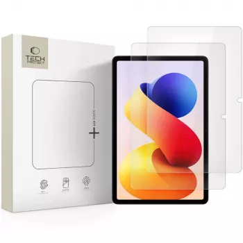 Tech-Protect Glass Fit+ Tempered Glass προστασία οθόνης 2 τεμ. για Xiaomi Poco Pad M1 / Redmi Pad Pro / 2 Pro 12.1 Clear