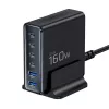TECH-PROTECT DC160W-GAN Επιτραπέζιος Φορτιστής 6 Θυρών PD 160W / QC3.0 Μαύρο