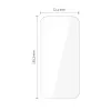 TECH-PROTECT Tempered Glass προστασία οθόνης συσκευασία 10 τεμ. για Apple iPhone 15 Pro Max Clear